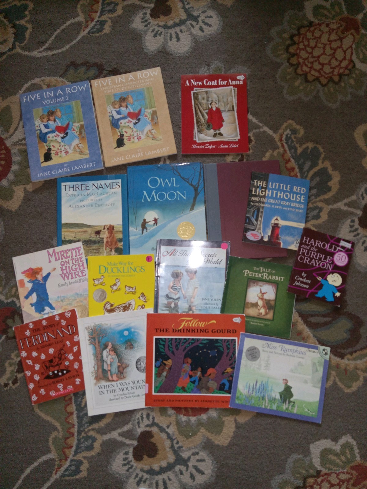 FIVE IN A ROW Volume 2/Bible Study Guide Jane Lambert & 14 Accompanying Book lot