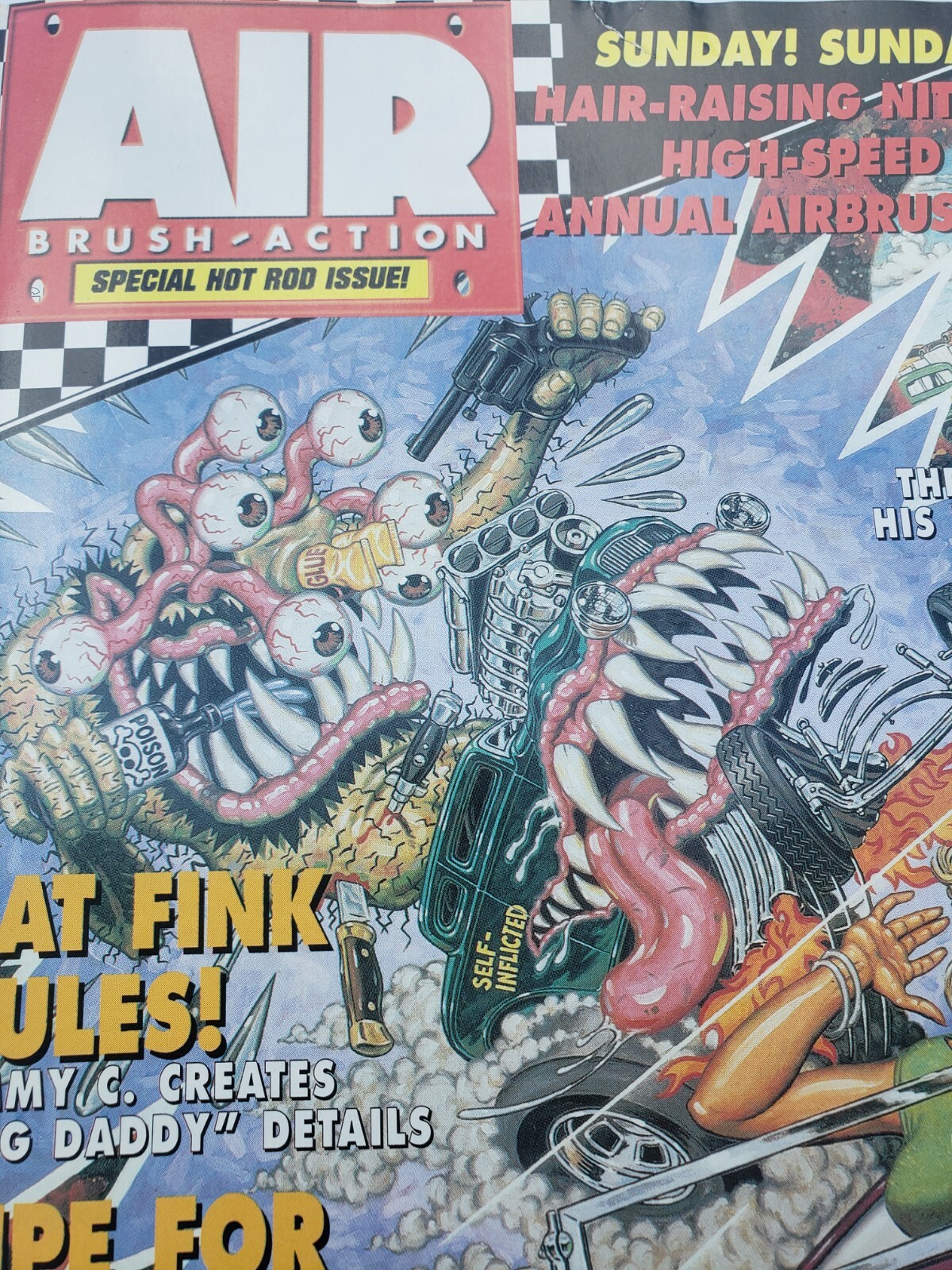 Air Brush Action Rat Fink Rules! July/August 1998 (1.16)