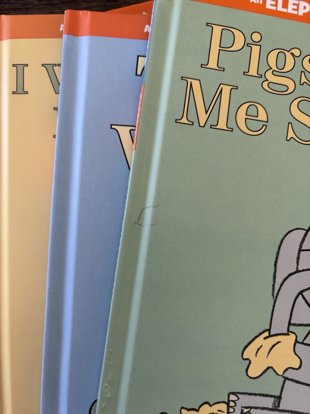 Mo Willems Elephant & Piggie Book Lot (5) — illustrated hardcover, English 4-8.