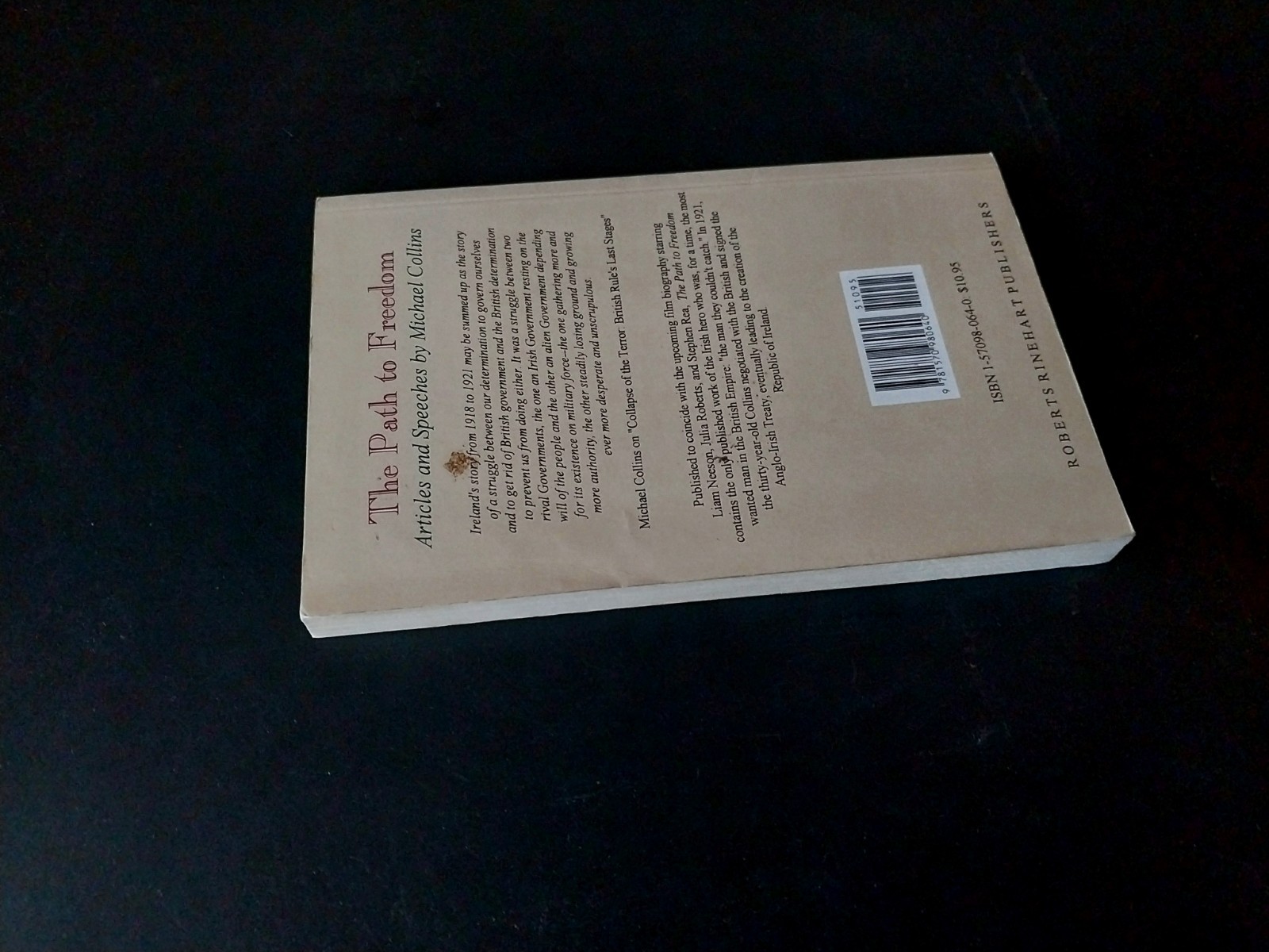 Michael Collins – The Path to Freedom – Roberts Rinehart Publishers 1996