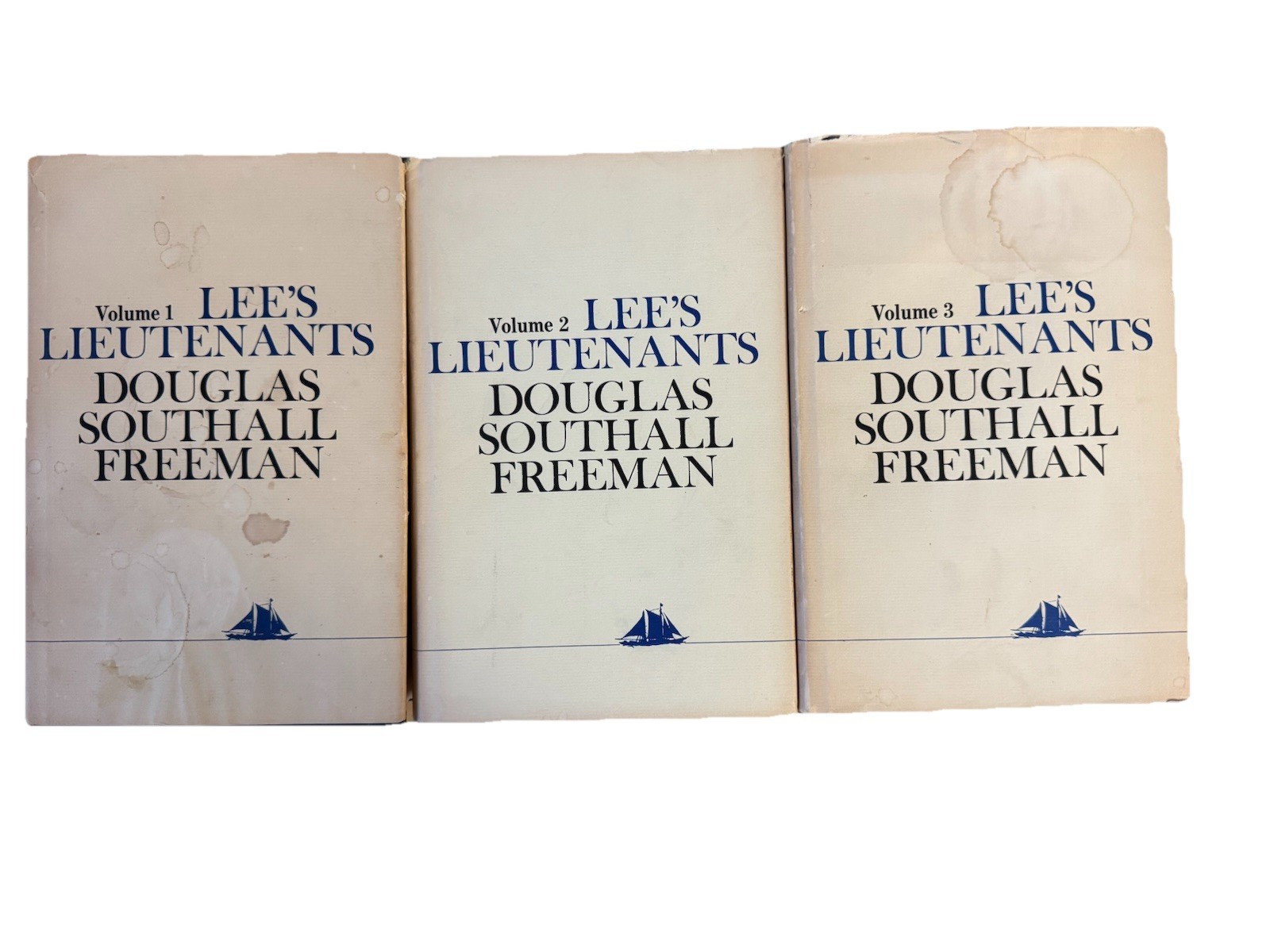Lee’s Lieutenants 3 Volume Set Douglas Southall Freeman Scribner Hudson River