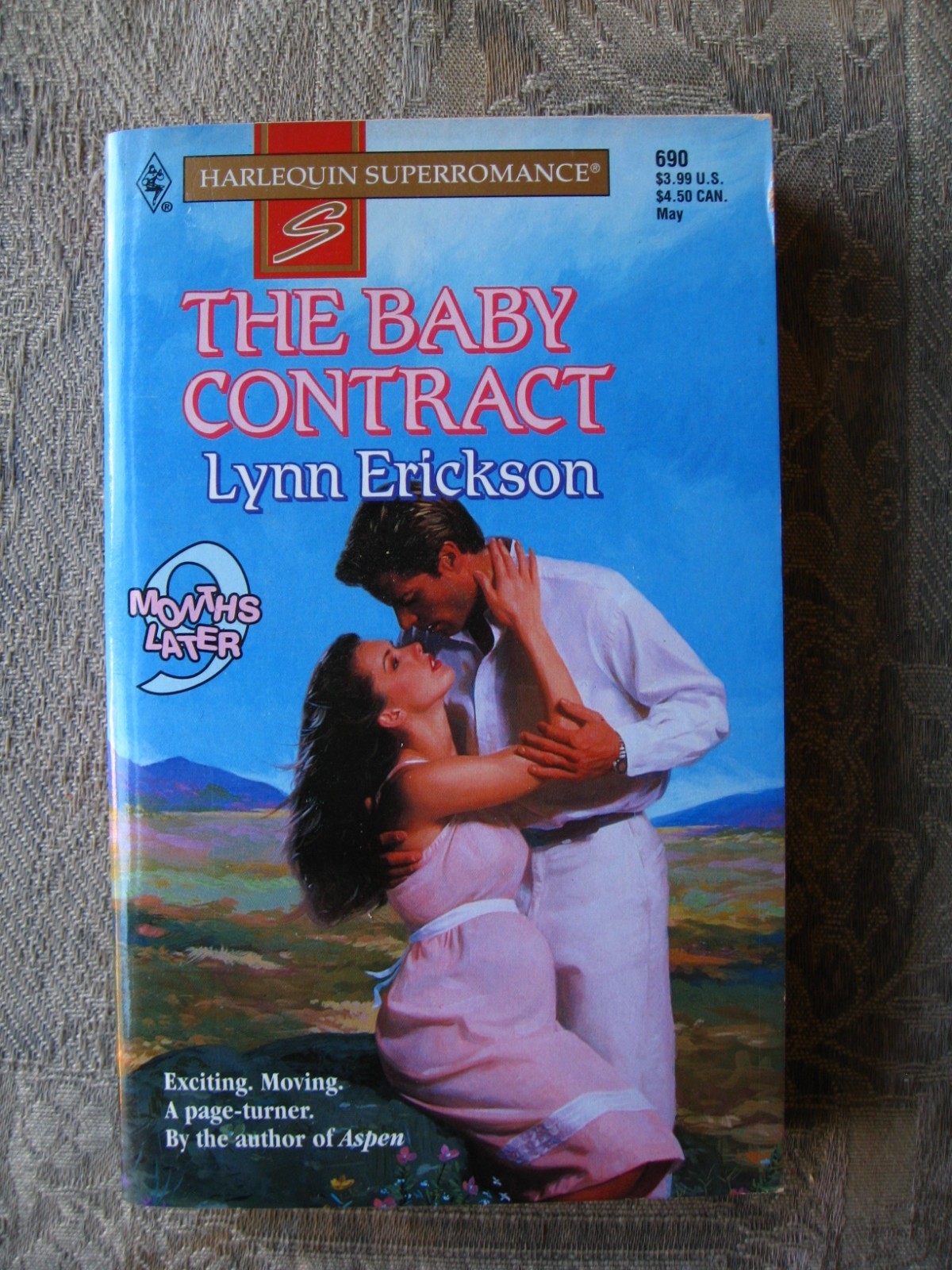 Lynn Erickson – The Baby Contract (Harlequin Superromance #690) 1996 – paperback