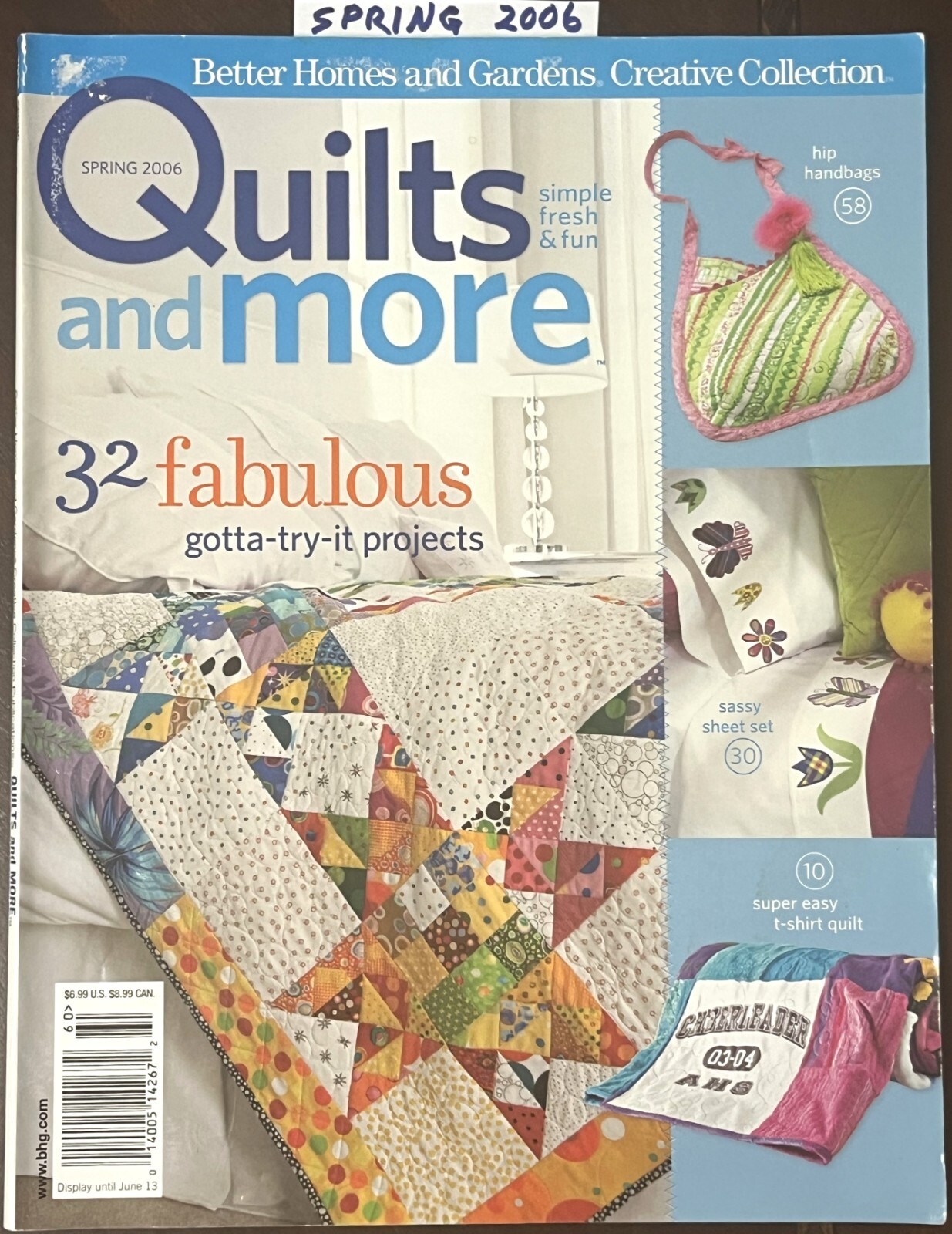 YOU PICK – QUILTS AND MORE MAGAZINE from B H & G, 2006-2020, $2.99-$5.99
