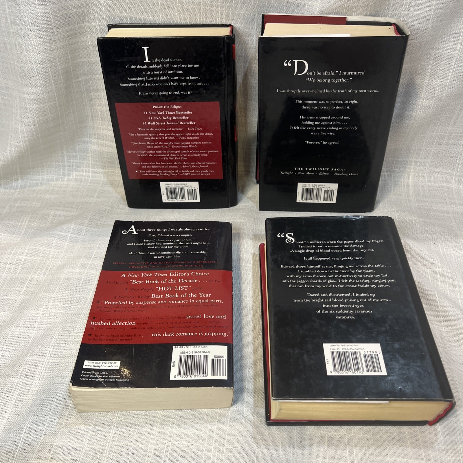 The Twilight Saga Collection Stephenie Meyer ~ Hardcover 1st Edition Set *READ*