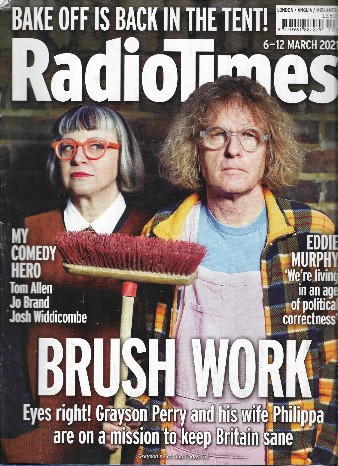 RadioTimes Magazine – 6-12 March 2021 – Brush Work
