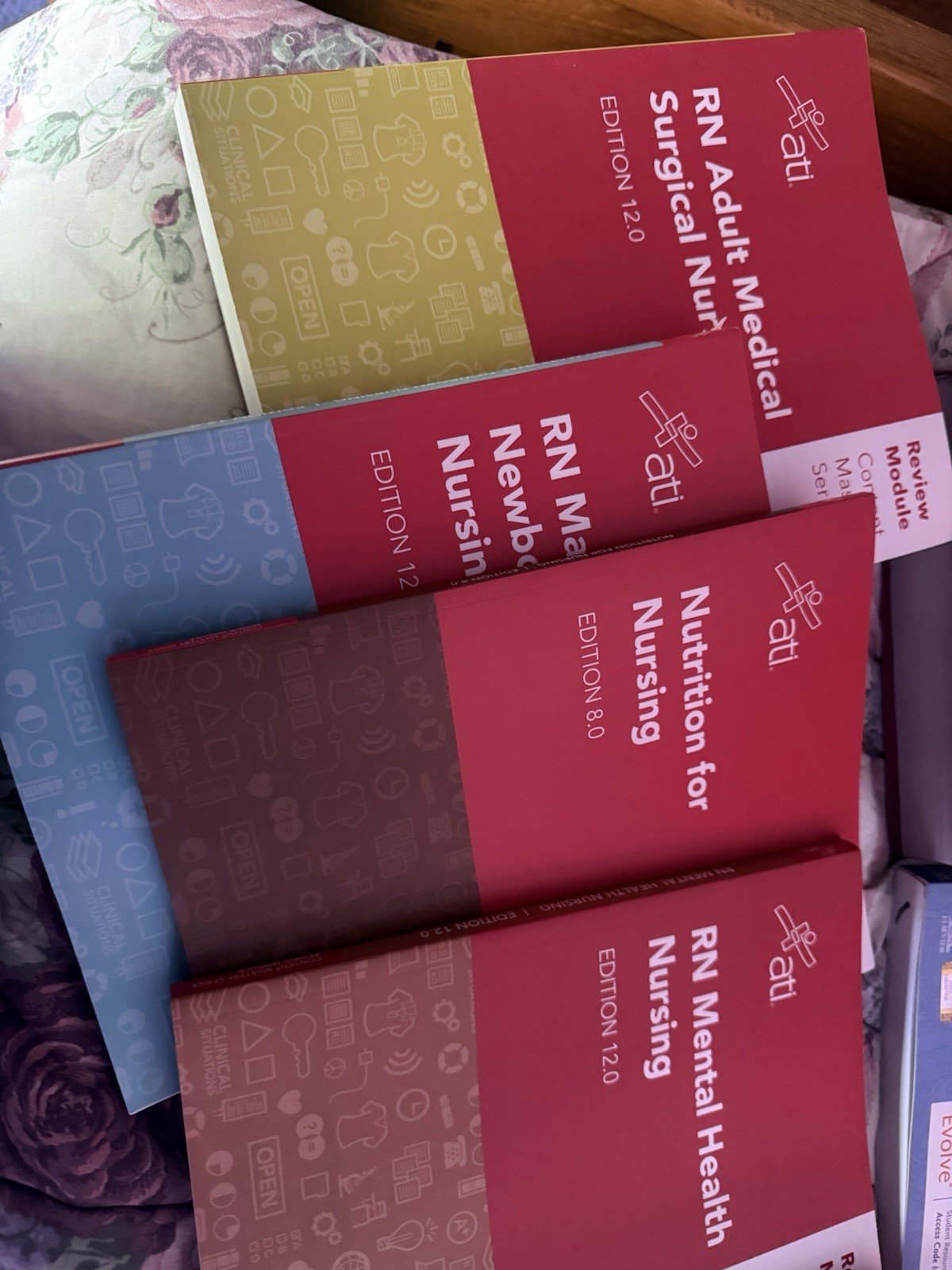 ATI Review Module Content Mastery Series Books Lot RN Nursing Ed 12.0/10.0