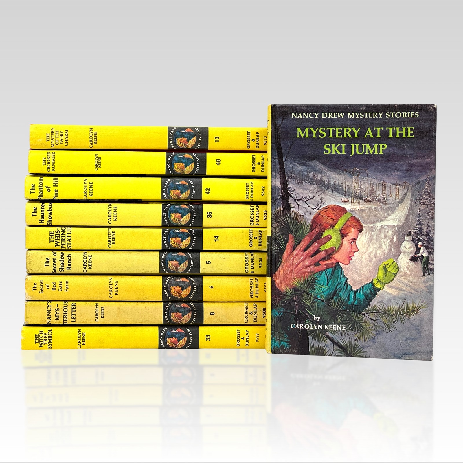 1960s-1980s CAROLYN KEENE. Nancy Drew Mystery Stories Lot of 10 VINTAGE HC
