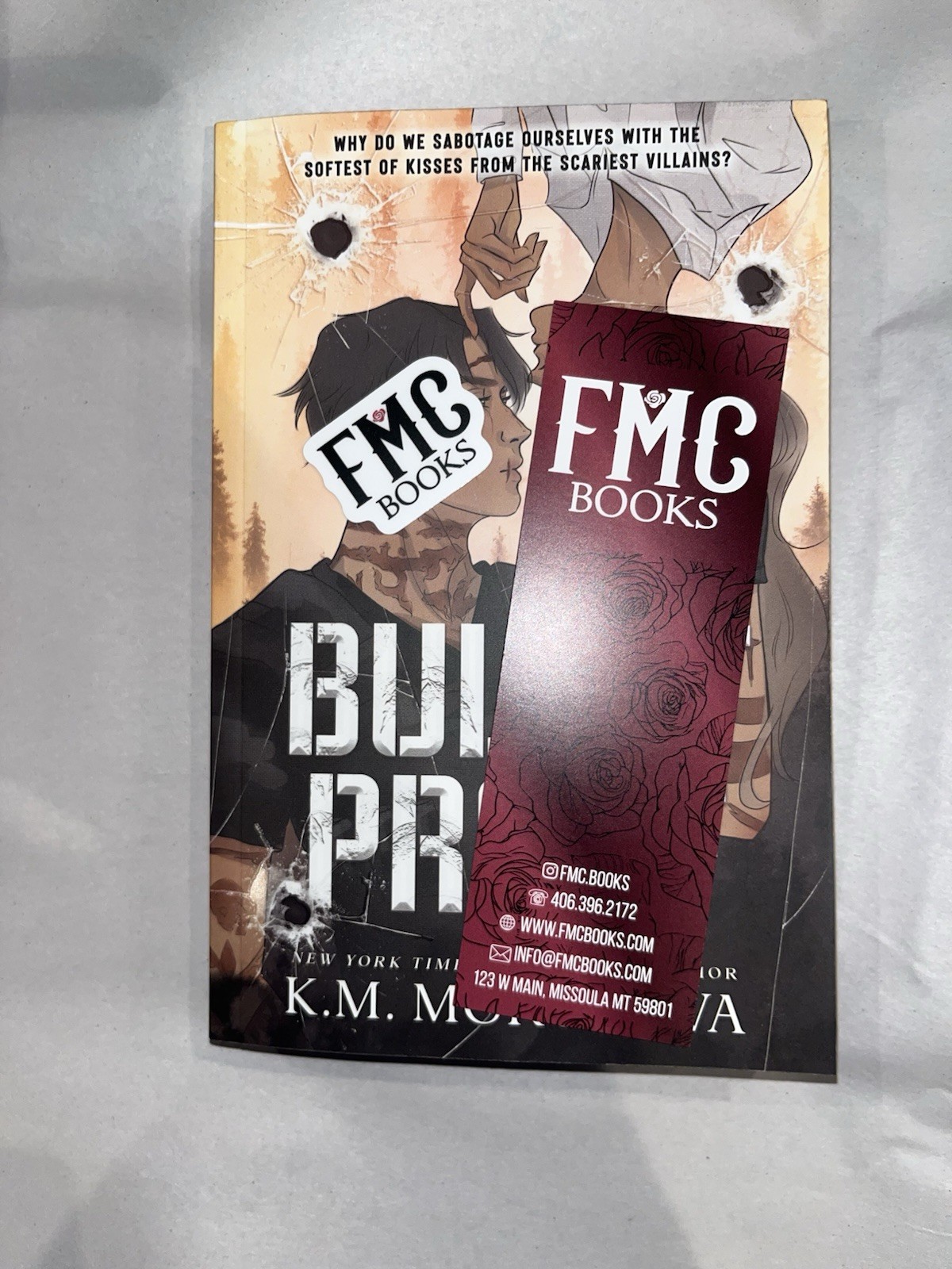 NEW Signed Bulletproof Paperback K.M. Moronova