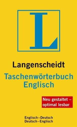 Langenscheidt Taschenwrterbuch Englisch: Englisch-Deutsch Deutsc – VERY GOOD