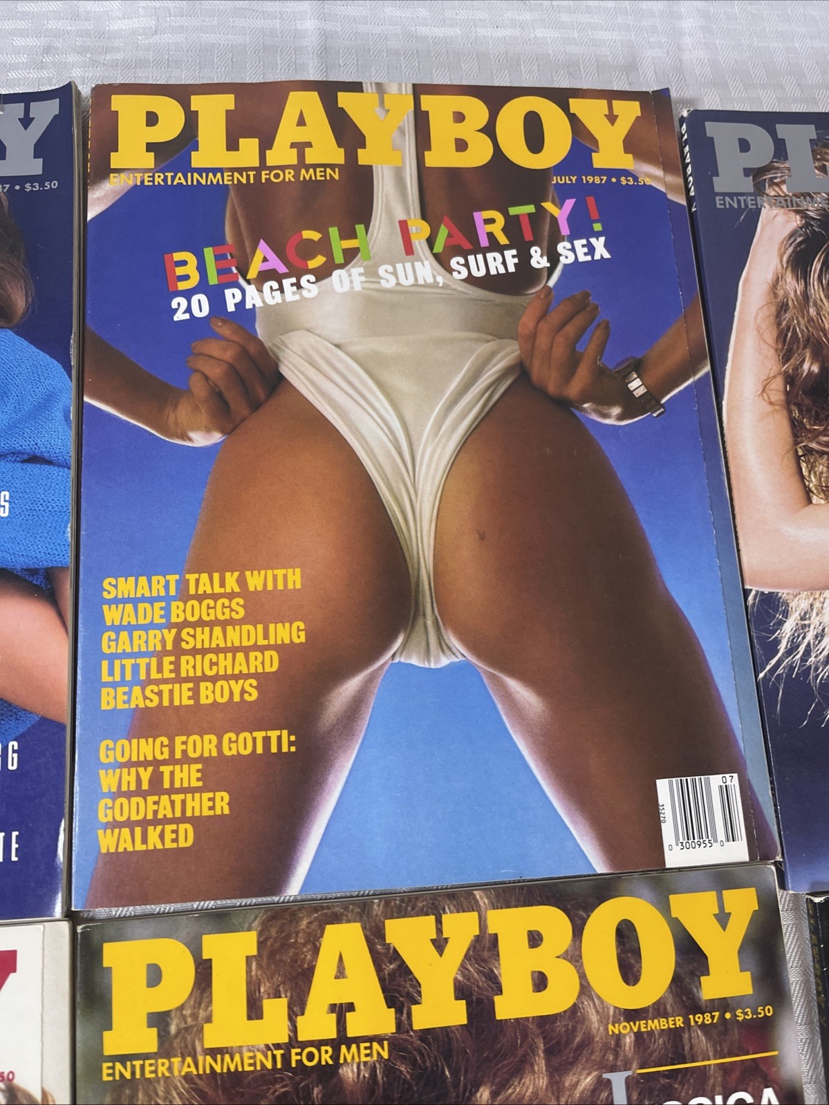 PLAYBOY Magazine 1987 Complete Year Full Set 12 Issues with Centerfolds
