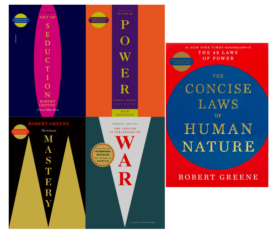 Robert Greene Collection 5 Books Set – [CONCISE] Seduction, Power, USA STOCK