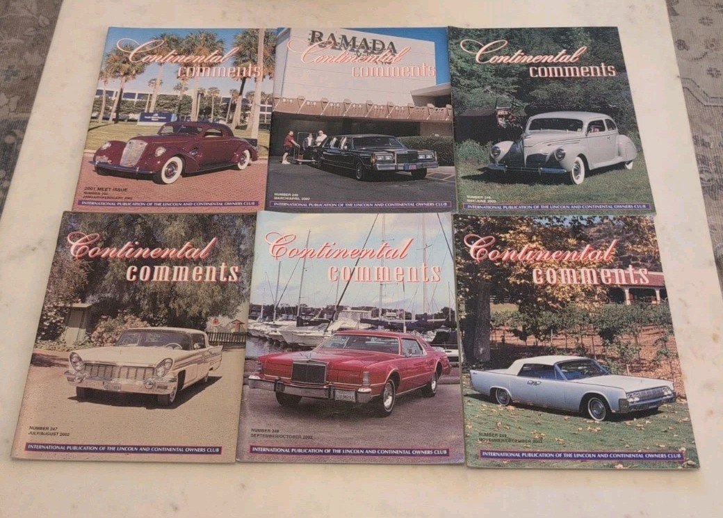 2000&rsquo;s (2000 2001 2002 2003 2004) CONTINENTAL COMMENTS LINCOLN MAGAZINE LOT (24)