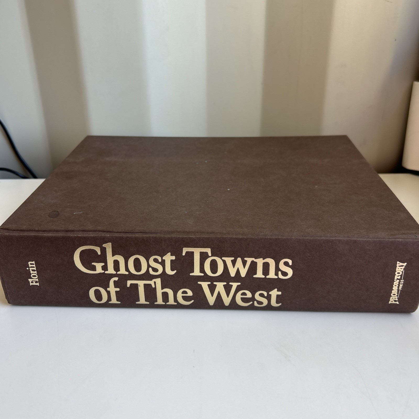 Ghost Towns Of The West by Lambert Florin VTG 1971 Hardcover LARGE 972 Pages!