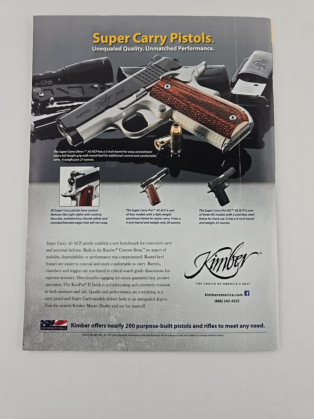 GUNS Magazine Nighthawk Custom 1911 Taurus PLY .22 LR .25 ACP Mossberg 500 AK AR