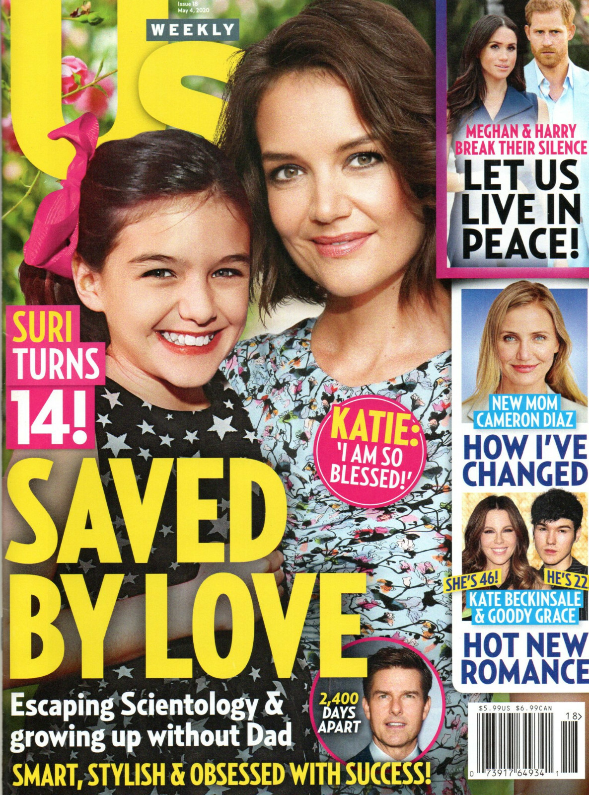 US Magazine May 4 2020 Katie Holmes Suri Cruise Prince Harry Cameron Diaz