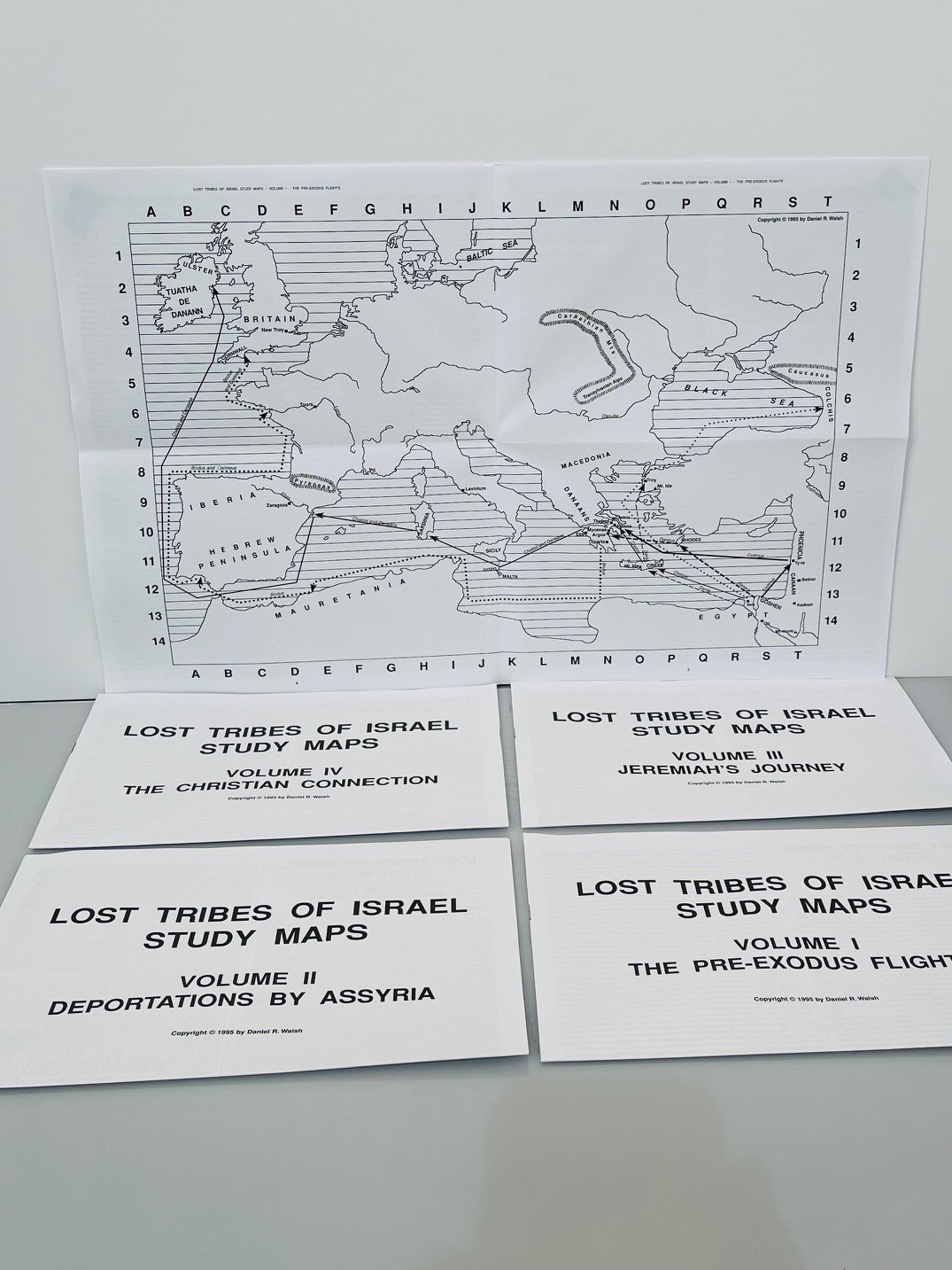 Lost Tribes Of Israel [Study Maps] 4 – Maps… each with its own detail text