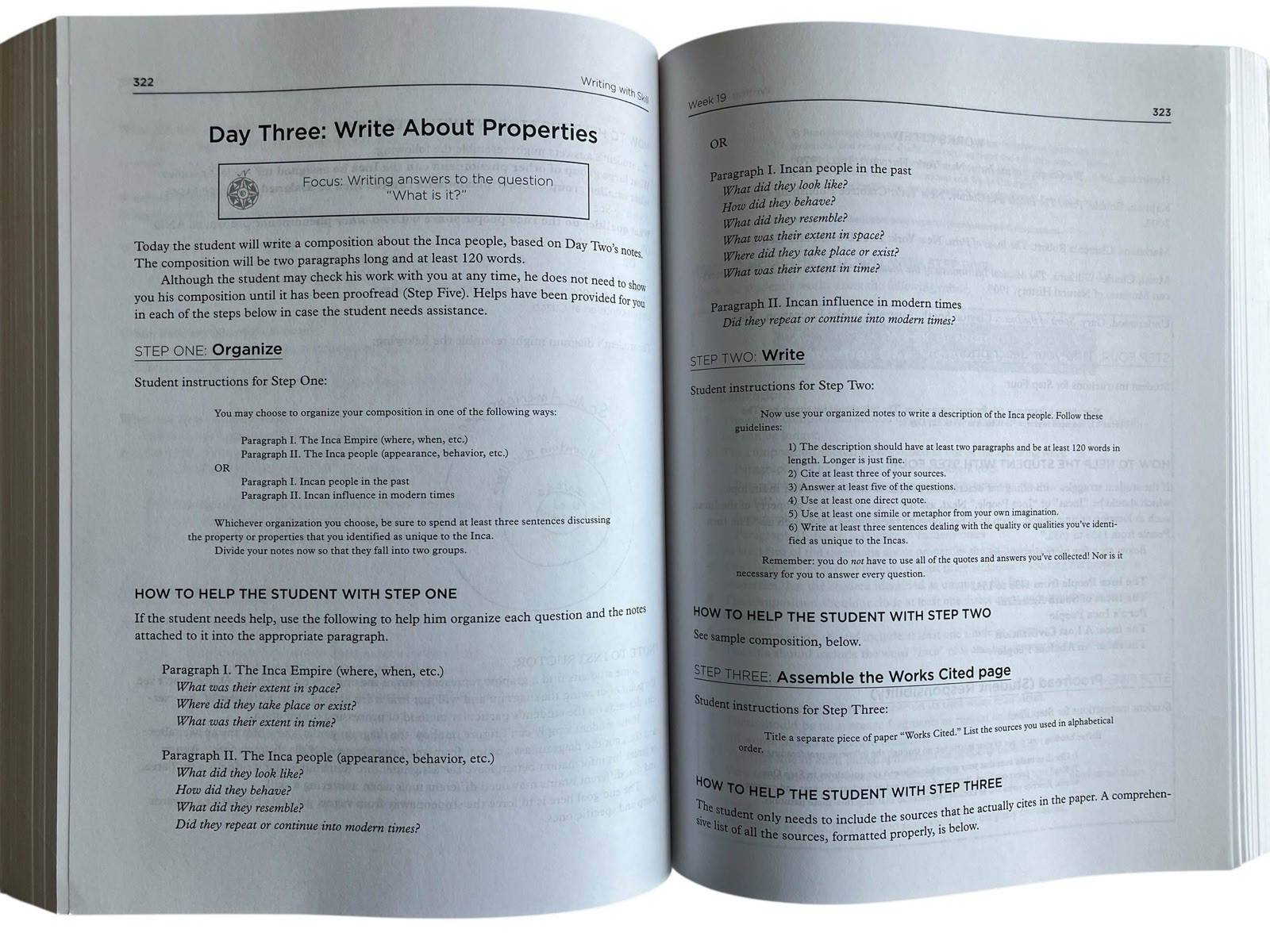 Writing With Skill Level 2 Instructor Text & Student Workbook Well Trained Mind