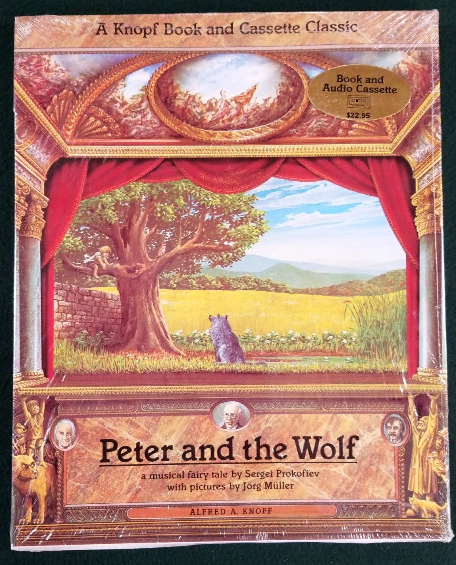 Brand New/Sealed Peter & The Wolf Musical Fairy Tale Prokofiev Book & Cassette