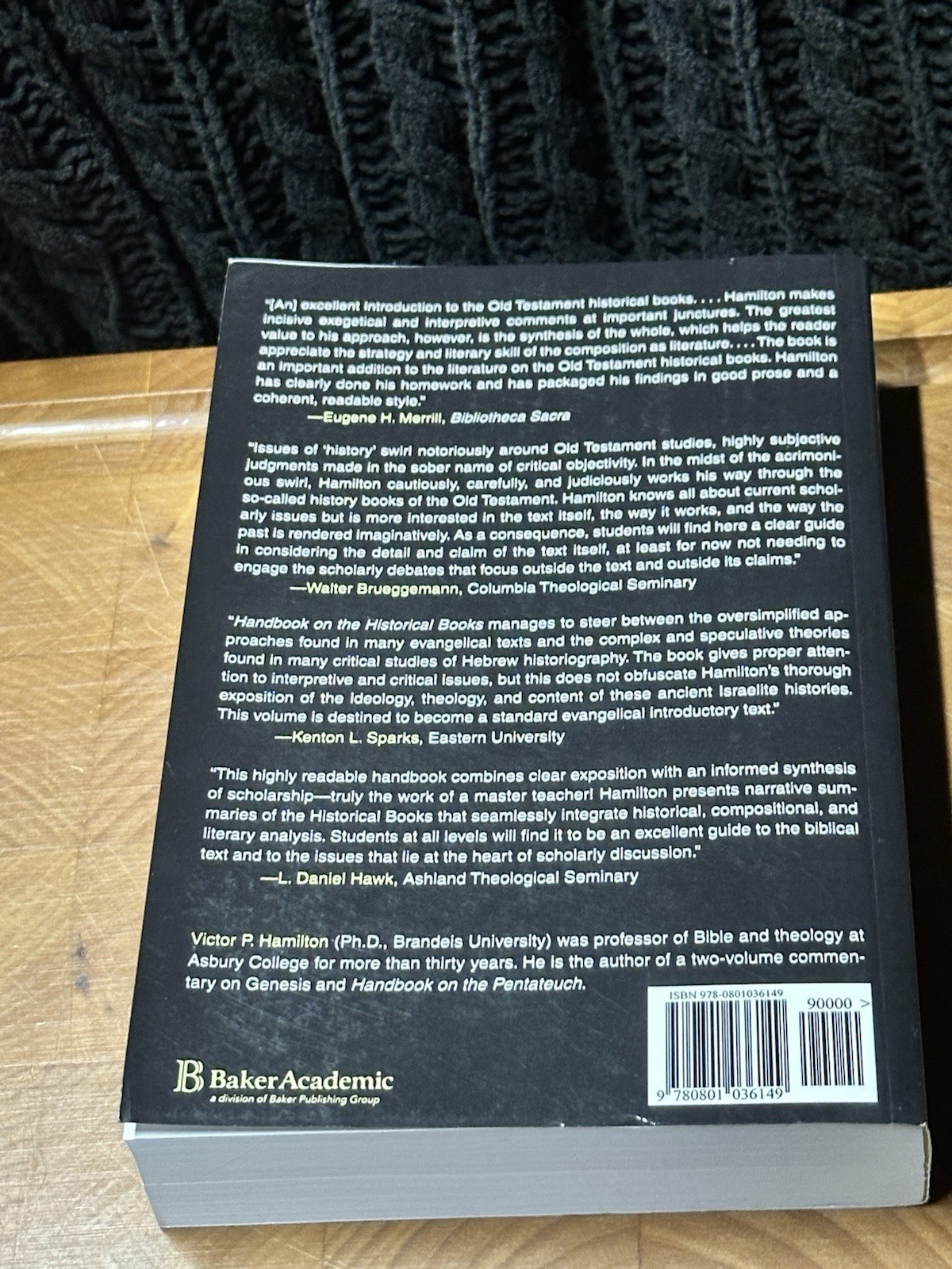 Handbook on the Historical Books – Victor P. Hamilton – Paperback