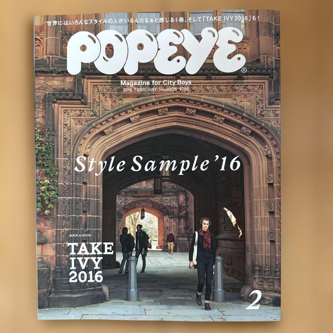 POPEYE Special English Edition Style Sample Magazine 2016 Used From Japan