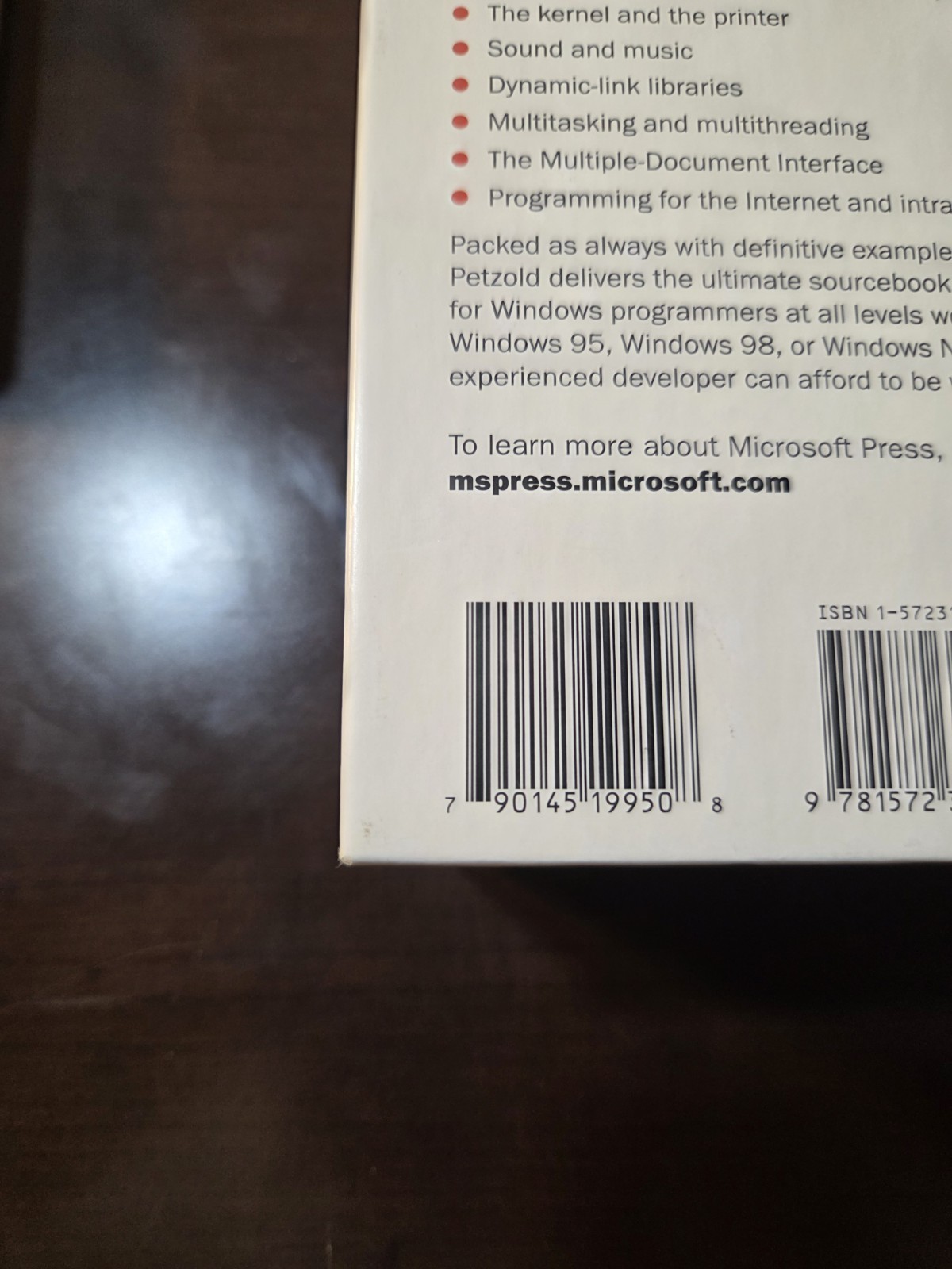 Programming Windows Fifth Edition Charles Petzold Hardcover Microsoft Press Win…