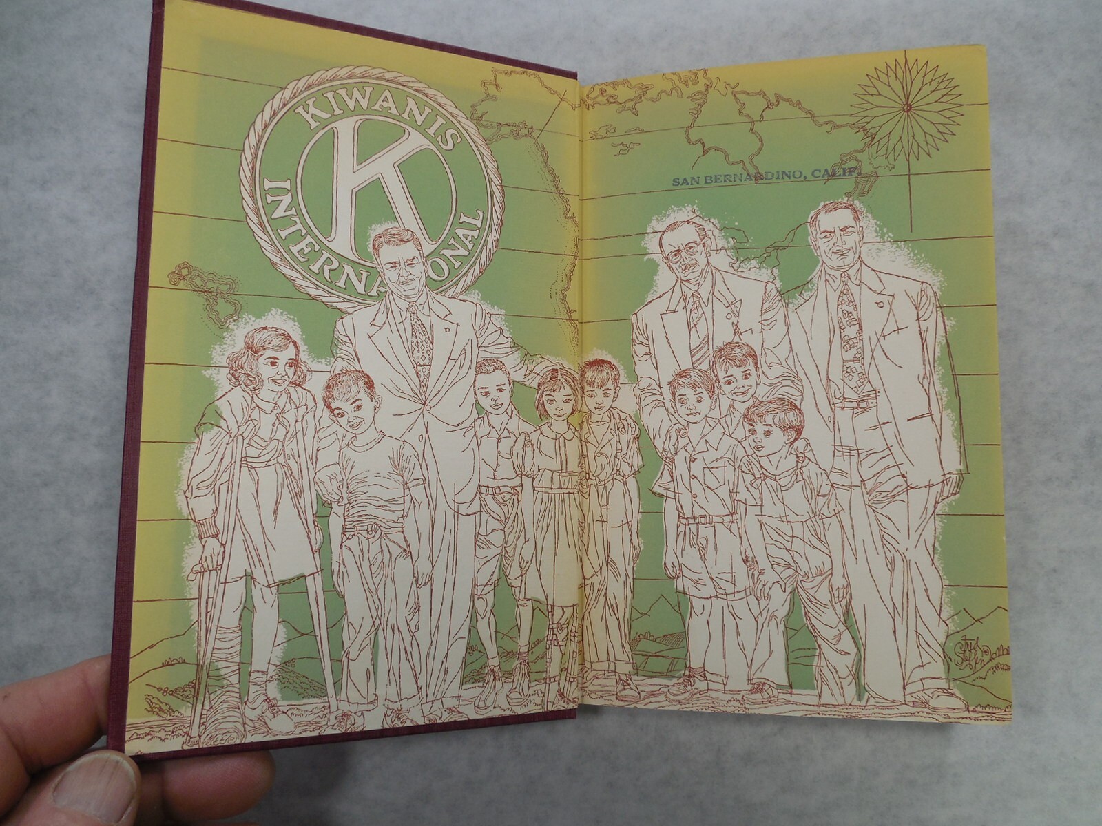 The Widening Path An Interperative Record of Kiwanis by Oren Arnold, 1957, VG