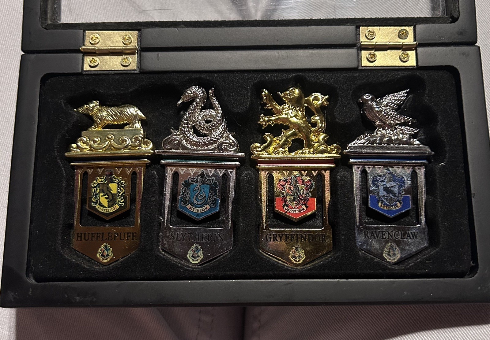 The Noble Collection Harry Potter Hogwarts Bookmarks – 6.3in (16cm) Display Set