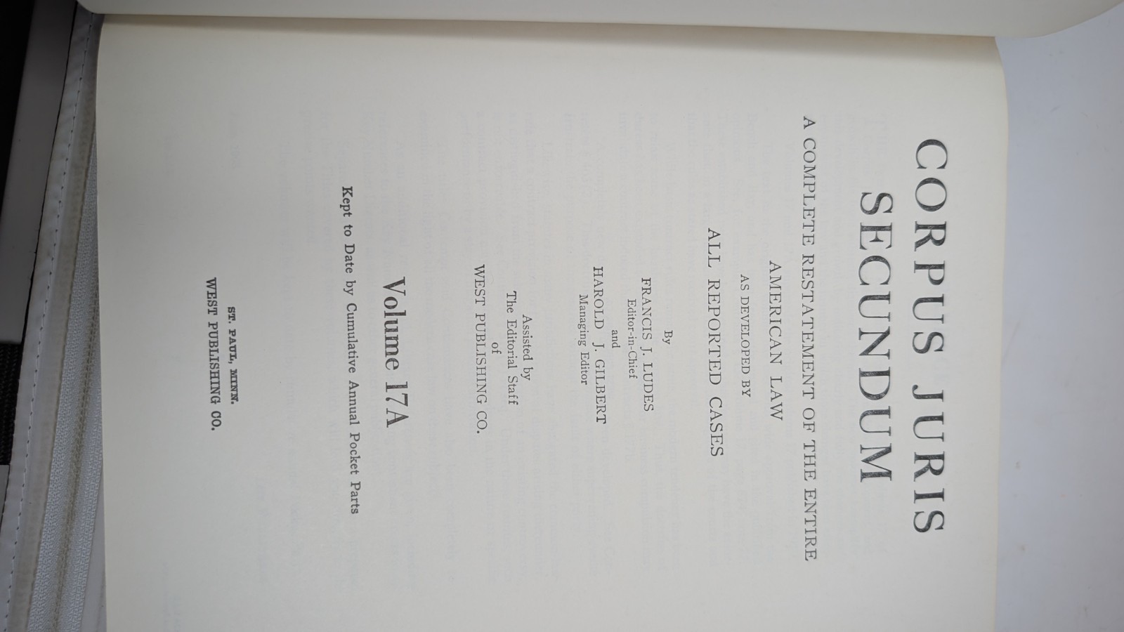 Corpus Juris Secundum Volume 17 & 17A – Contempt – Contracts – Contribute