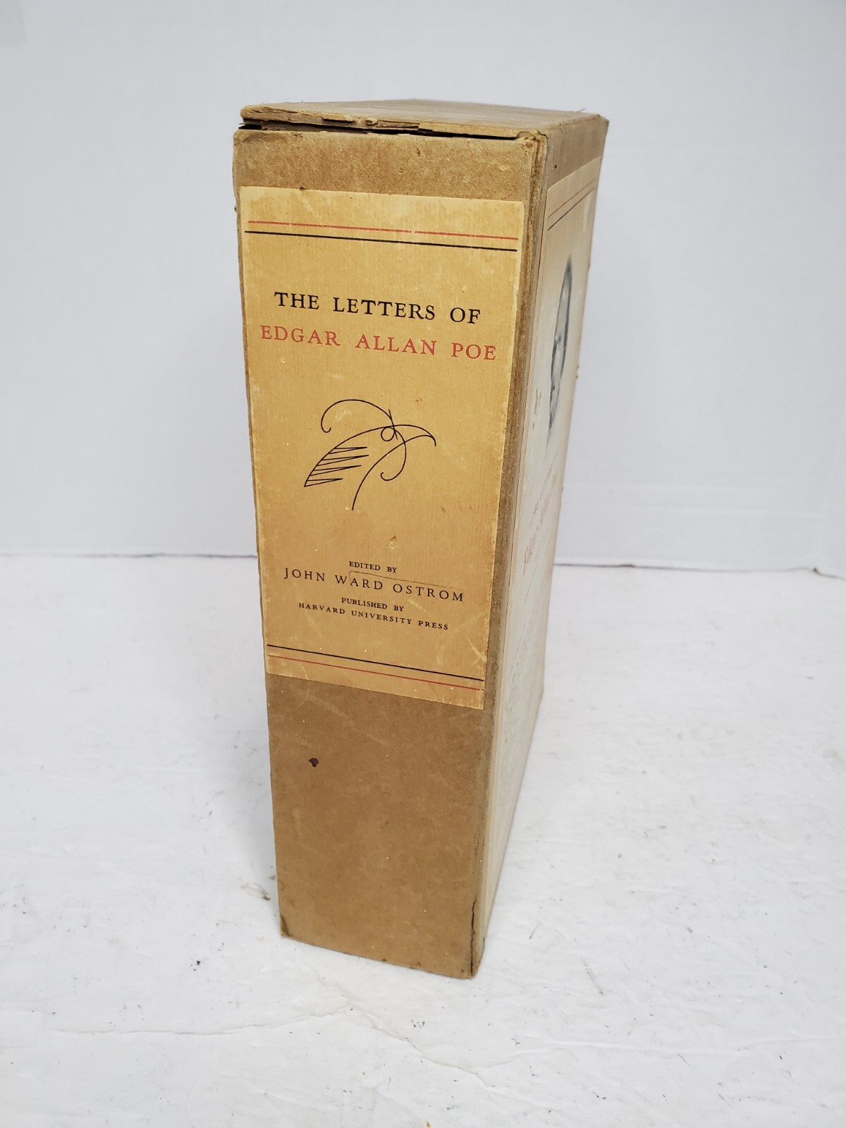 The Letters of Edgar Allan Poe 2 Volume Set Harvard Press w/Slipcase 1948 – READ