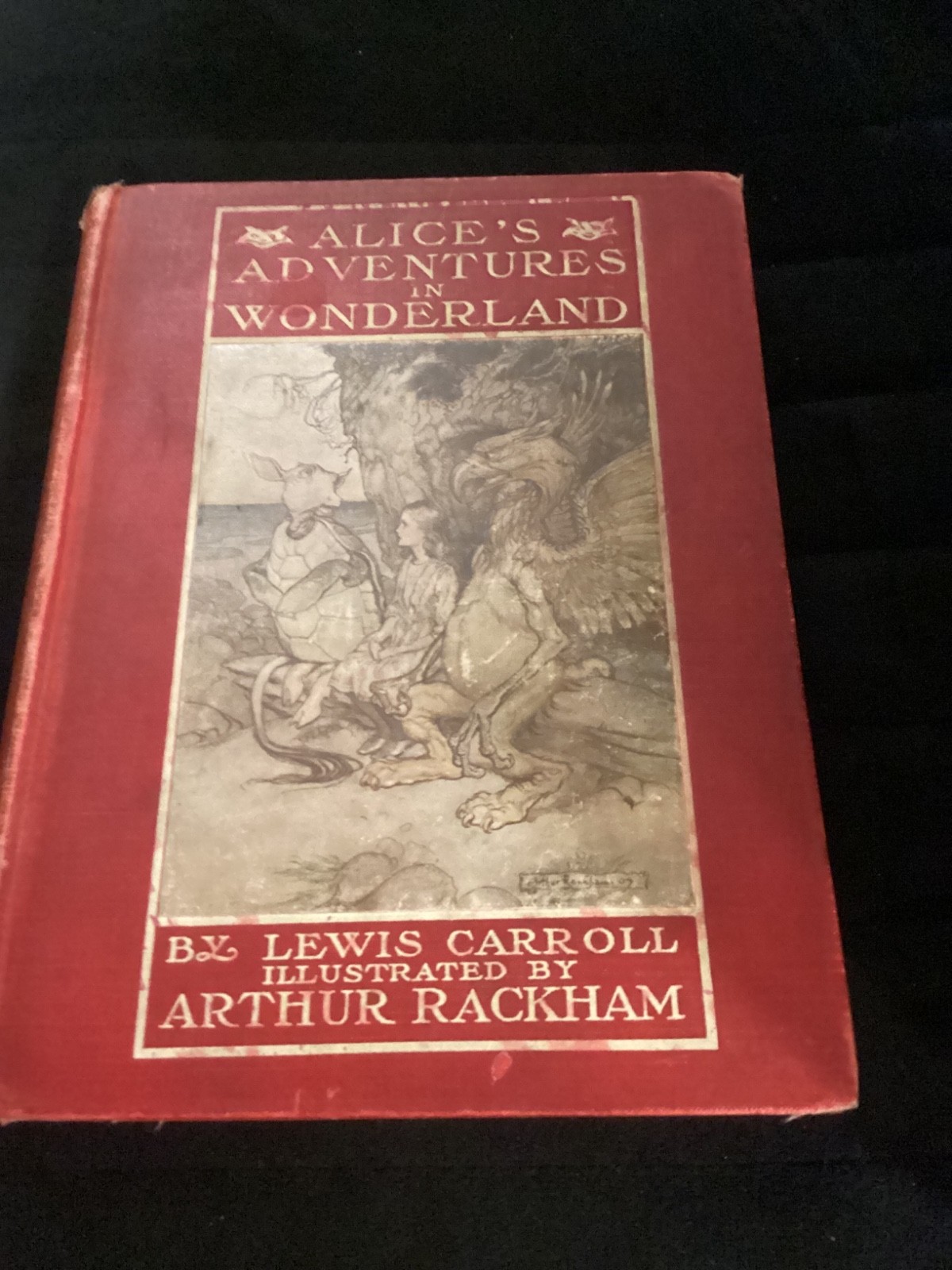 Alice&rsquo;s Adventures in Wonderland Lewis Carroll Rackham Heinemann 1926 FLAWS