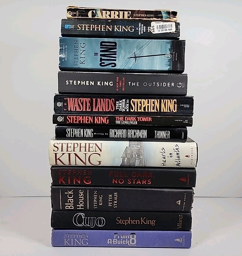 Mixed Lot of 12 Stephen King Hardcover & Paperback Books