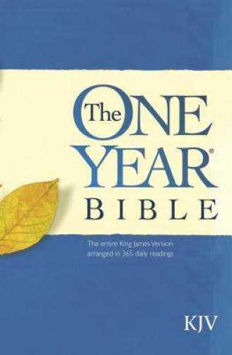 The One Year Bible KJV – Paperback By Tyndale – GOOD