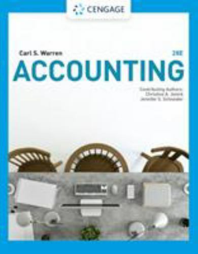 Accounting – Hardcover, by Warren Carl S.; Jonick Christine; Schneider – Good