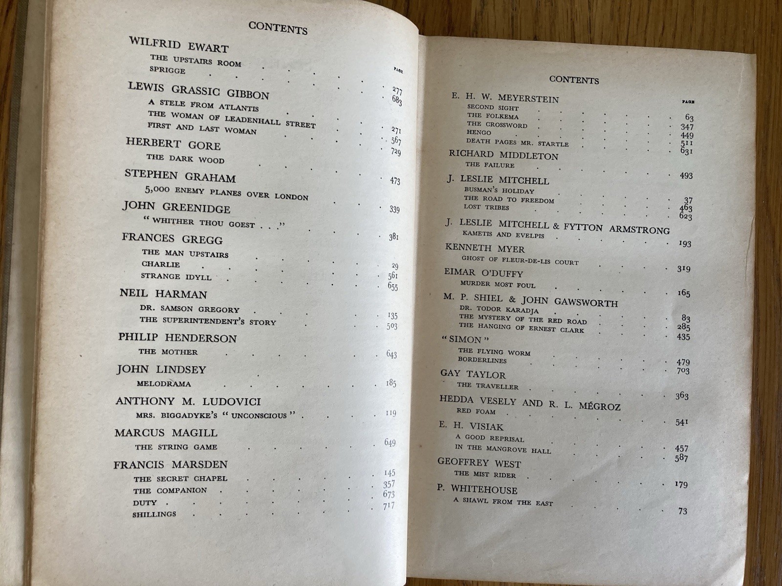 Masterpiece of Thrills. Editor-John Gawsworth. 1936 Hardcover. 736 Pages