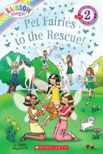 Pet Fairies to the Rescue! (Rainbow Magic Reader) – Paperback – GOOD