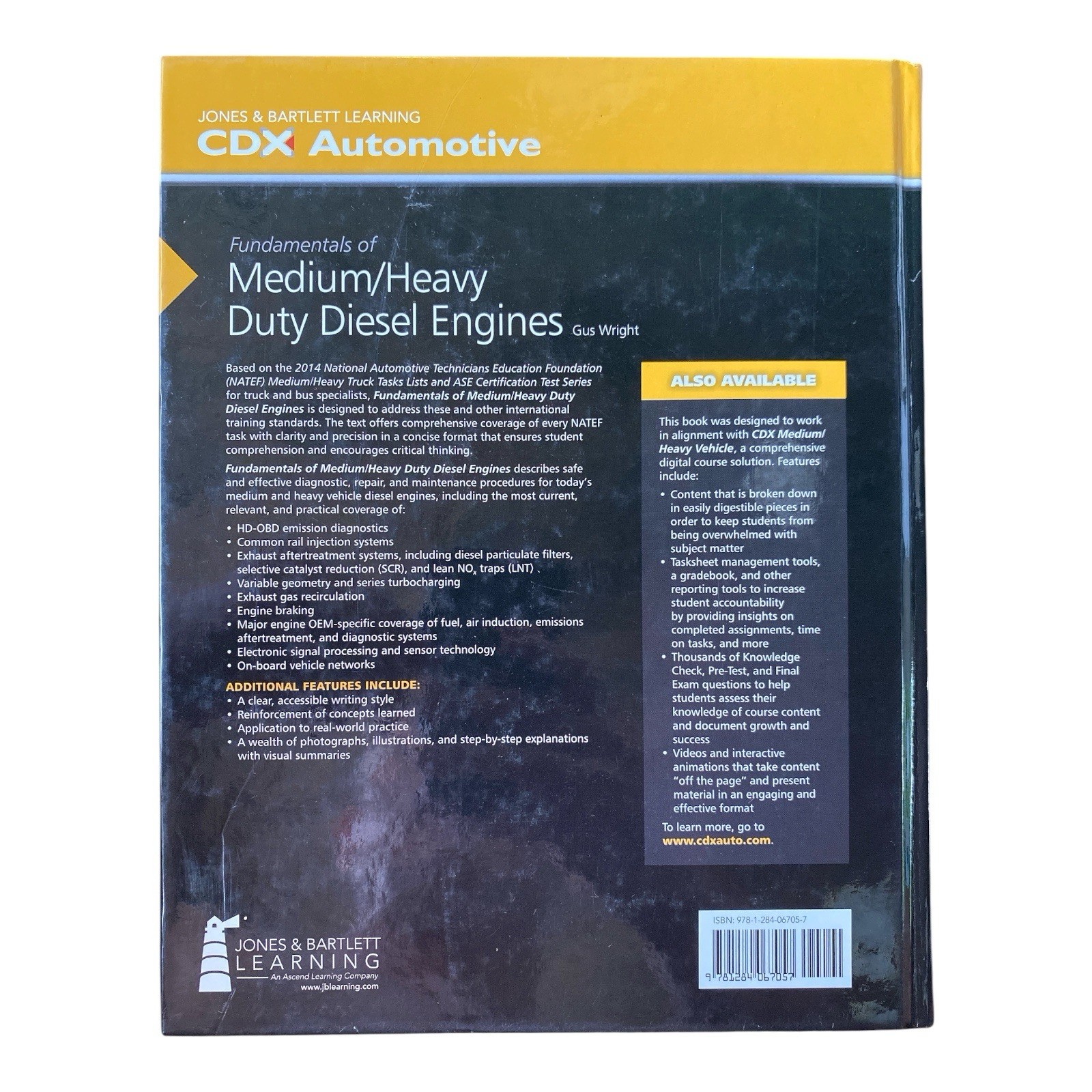 Fundamentals of Medium Heavy Duty Diesel Engines CDX Automotive Gus Wright HC
