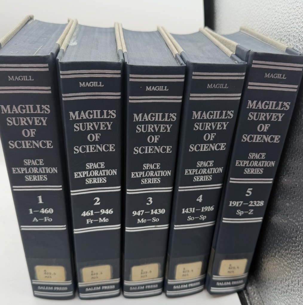 Magill&rsquo;s Survey Of Science 1989 Magill 5 Volumes Space Exploration Series HC