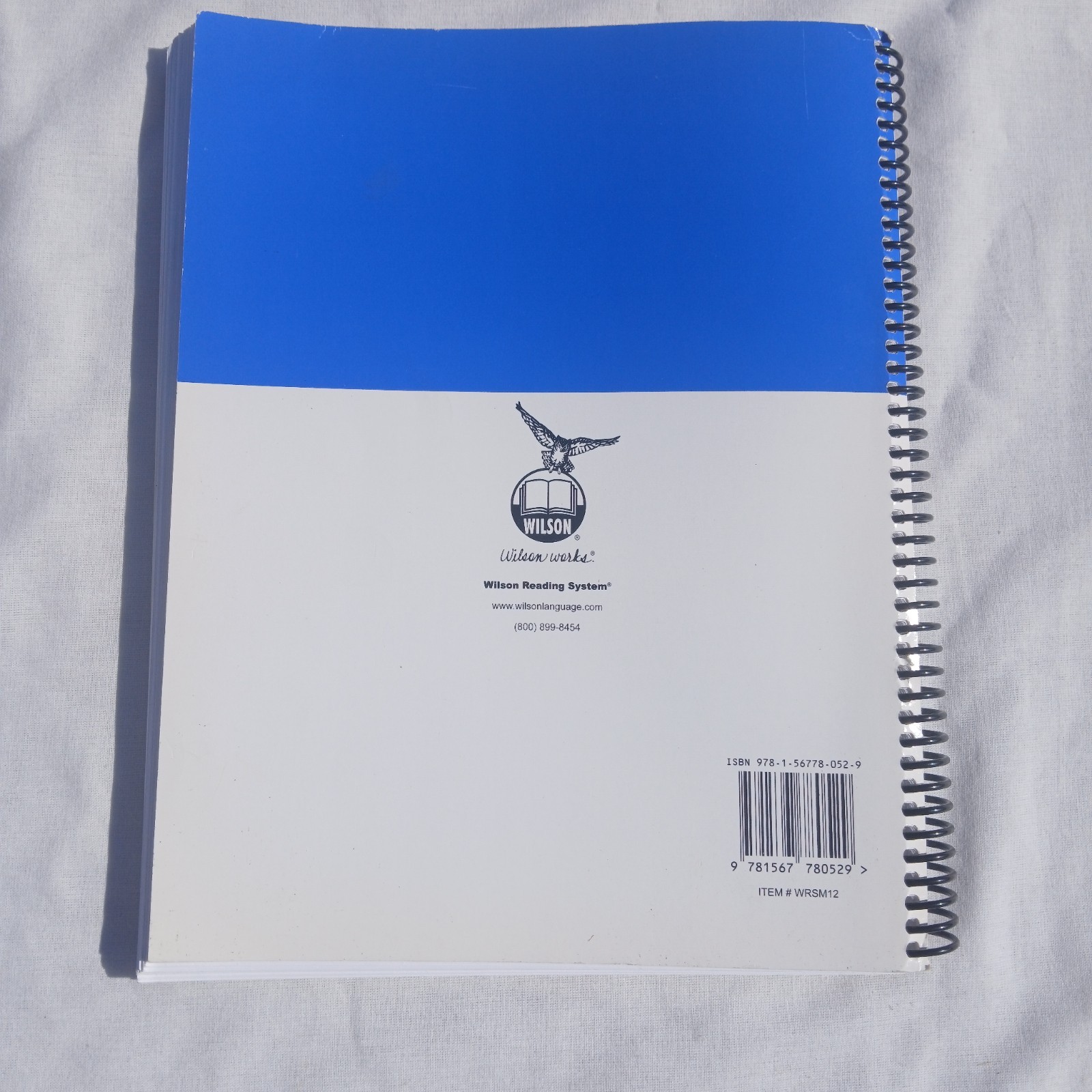 Instructor Manual Wilson Reading System, Good, No Marks
