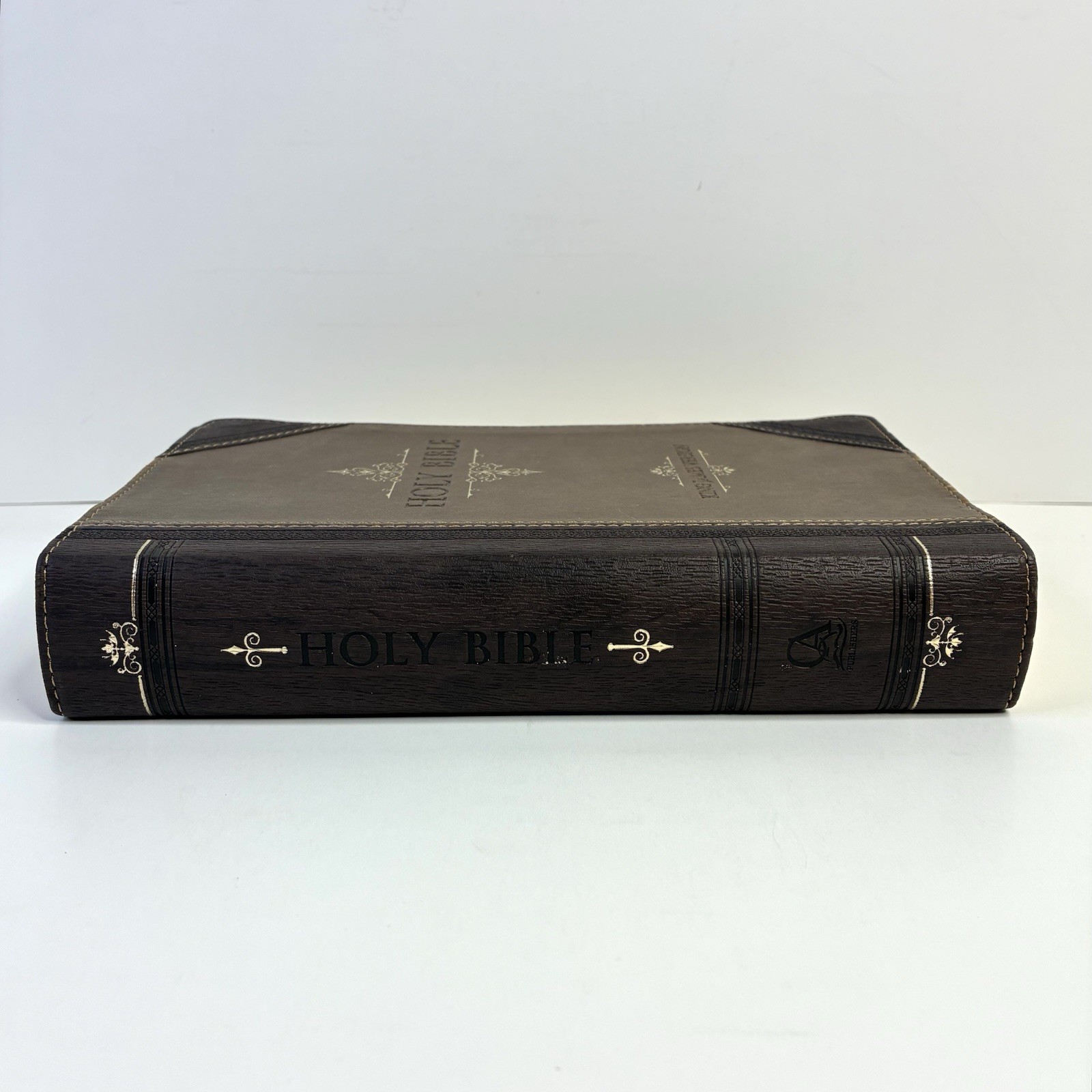Holy Bible, King James Version, Large Print Edition, Leather Like, Christian Art