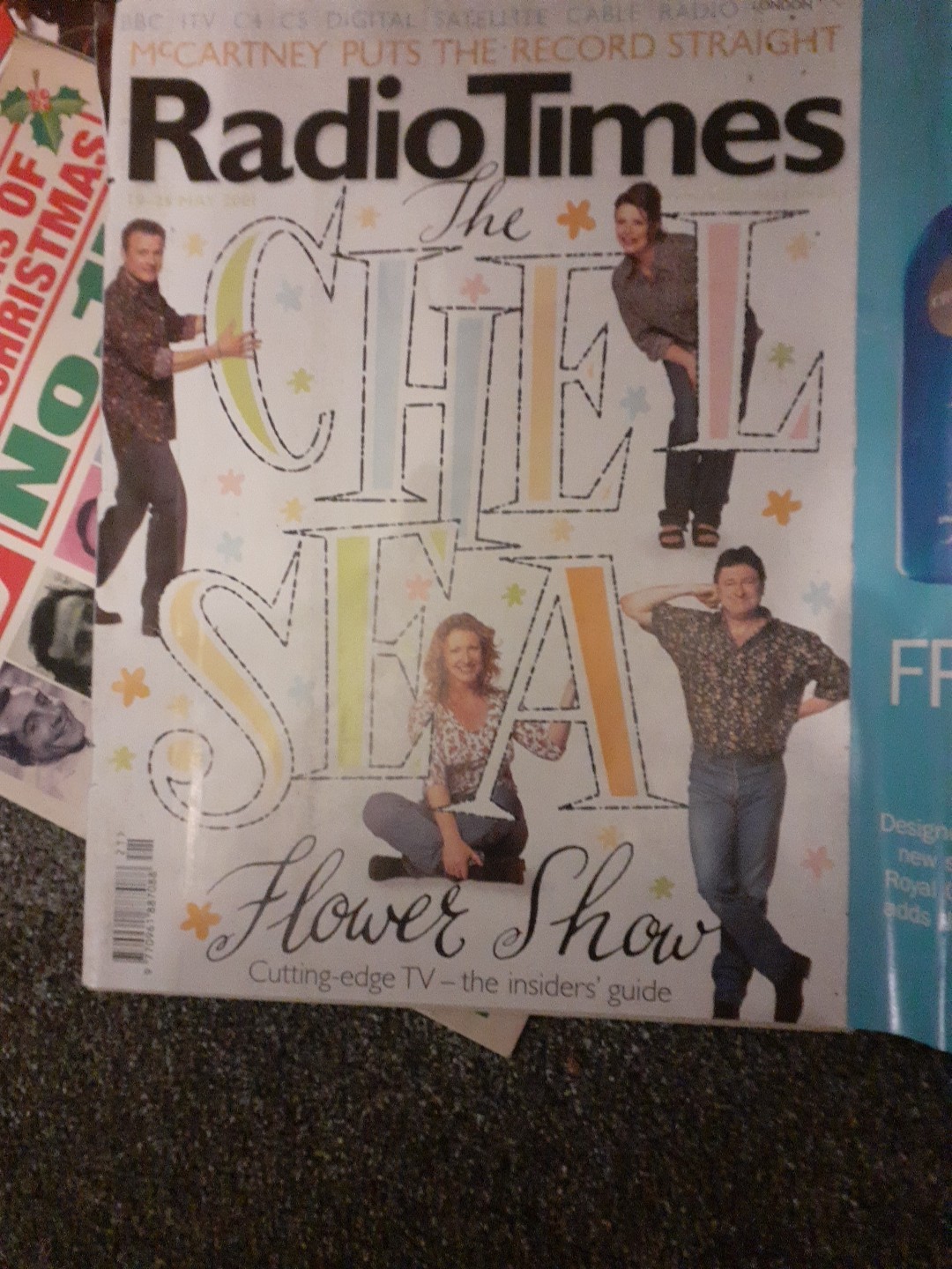 Radio Times May 2001. Paul McCartney Crease On Inner Sleeve See Photo