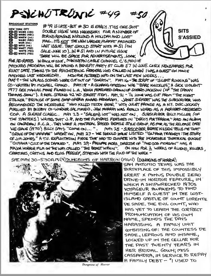 Psychotronic Video Magazines Full Run Set of the Best Cult Film Magazine Weldon
