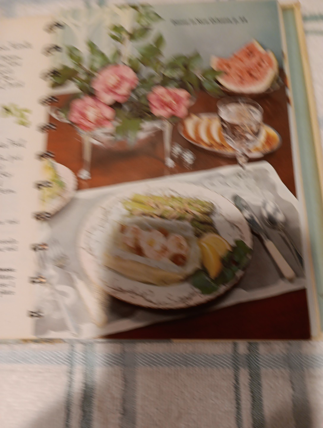 1958 BETTY CROCKER&rsquo;S DINNER FOR TWO 205 Pages HC Metal Multi-ring Binding 6&Prime;x8&Prime;