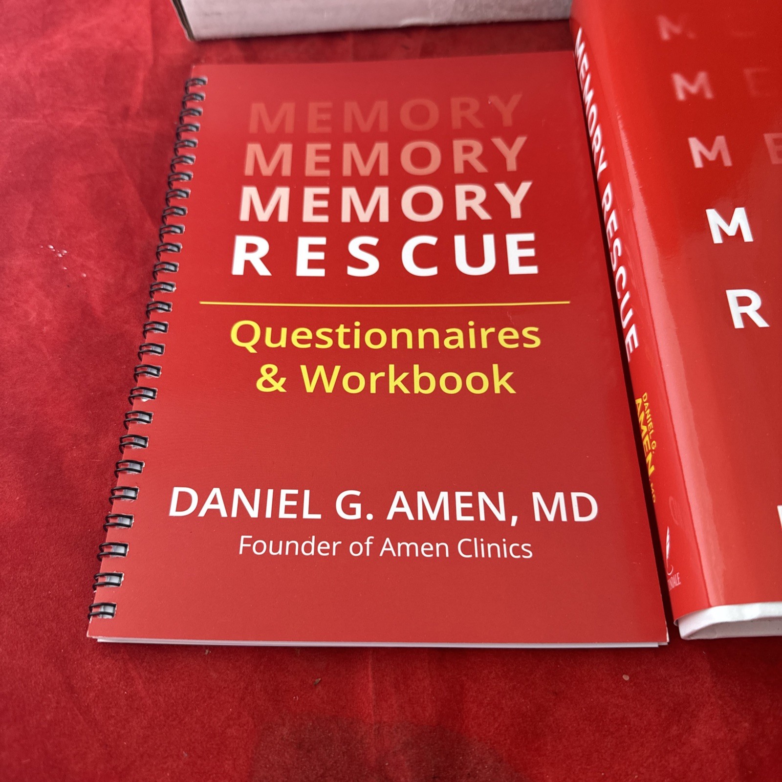 Dr. Daniel Amen&rsquo;s Memory Rescue Master Package Book Workbook 2 DVD’s CD