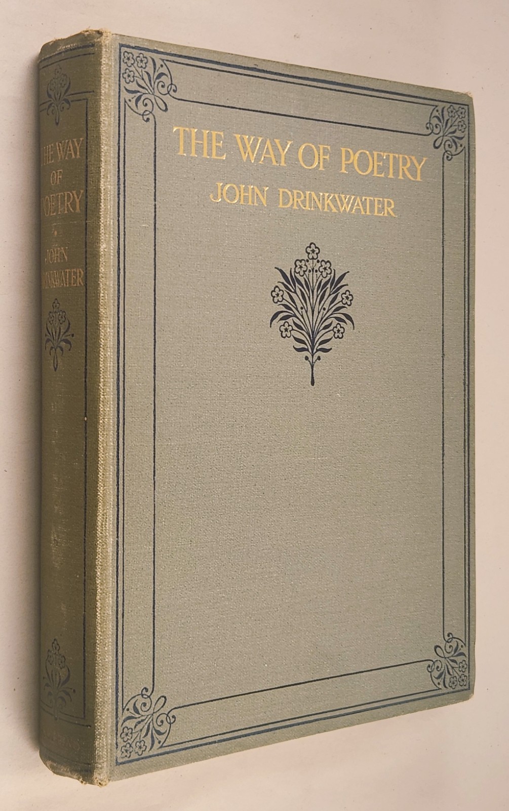 The Way of Poetry John Drinkwater 1920 VERY RARE Color Pictures 272 pages