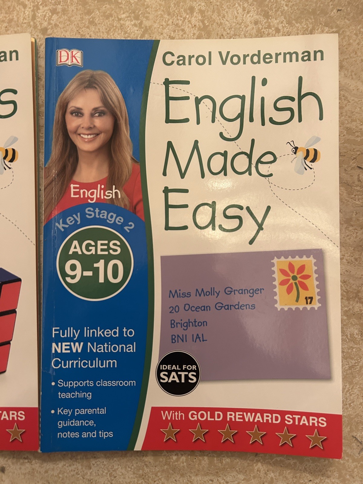 2x Maths & English made easy workbooks Carol vorderman KS2 Age 9-10