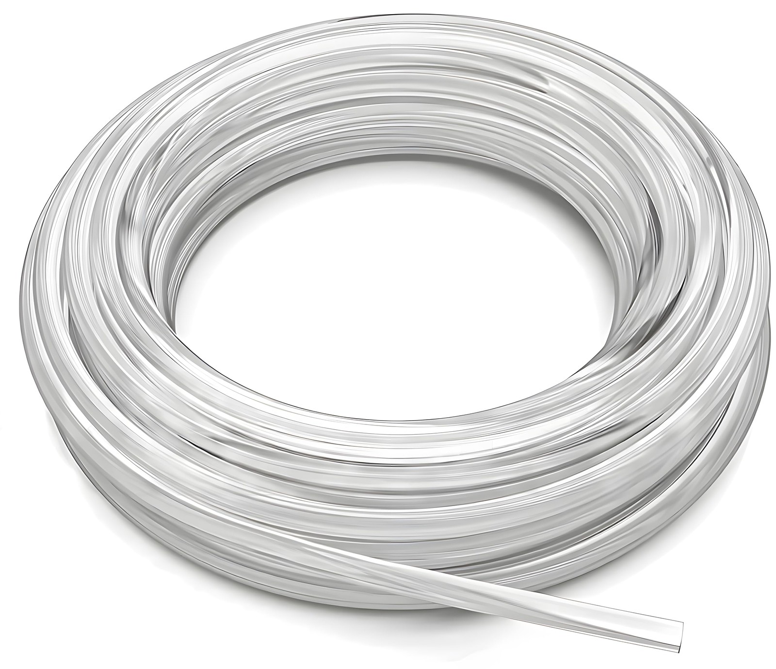 Lumpro 1/4 » Vinyl Sling Chair Spline Solid Awning Cord 1/4 in, 25 ft, Clear