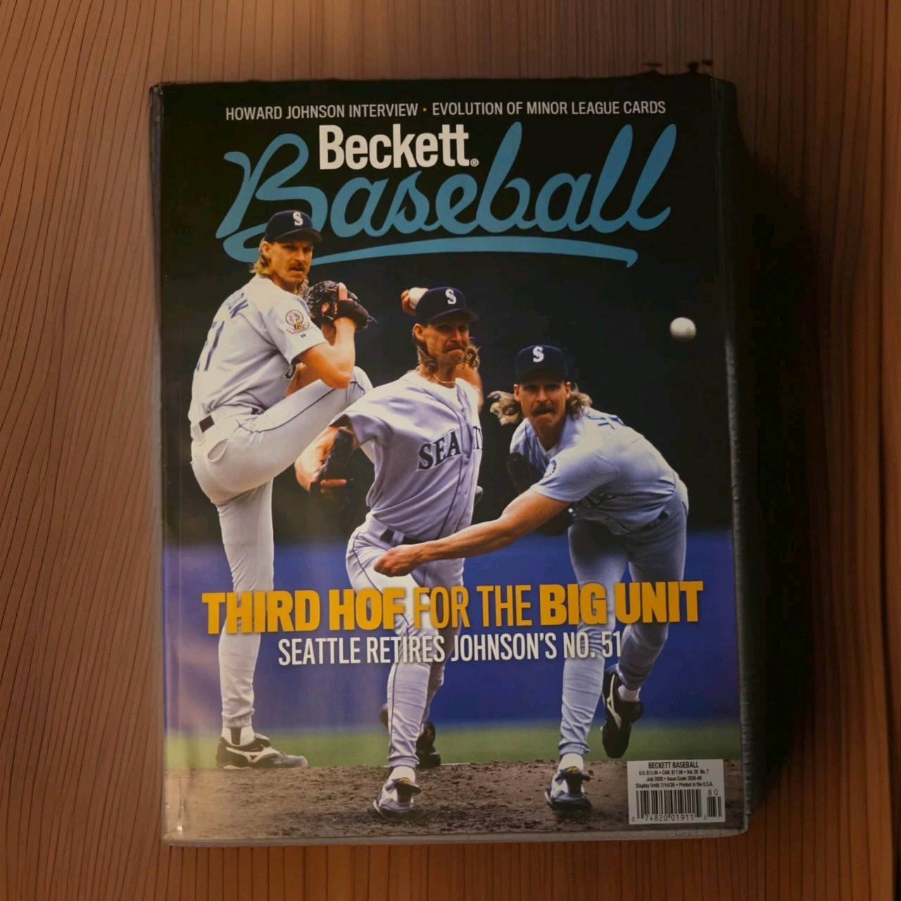 Beckett Baseball Magazine Vol26 No.7 Third HOF For The Big Unit