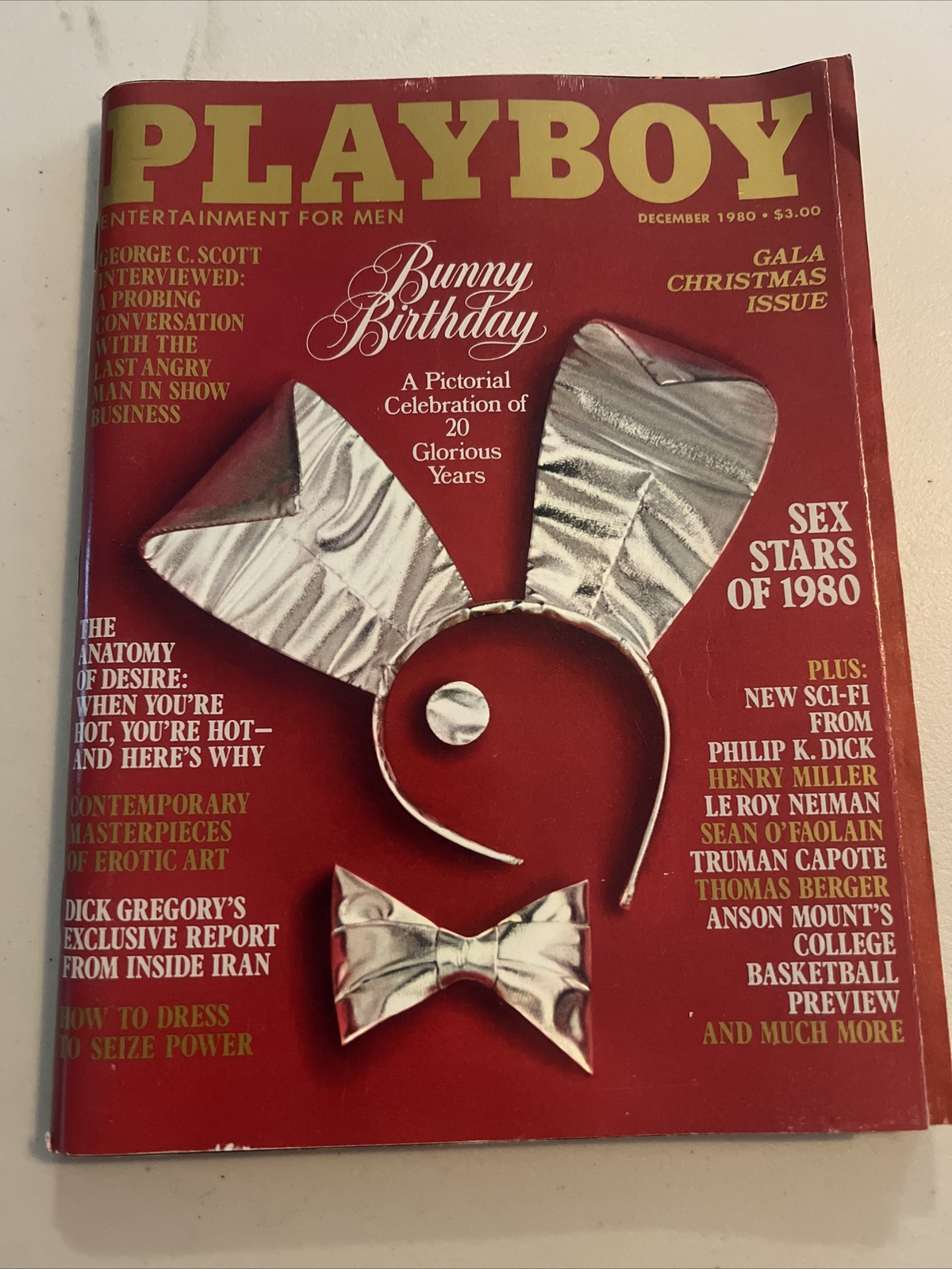 Playboy Dec 1980 POM Terri Welles Christmas Vargas Henry Miller George C Scott