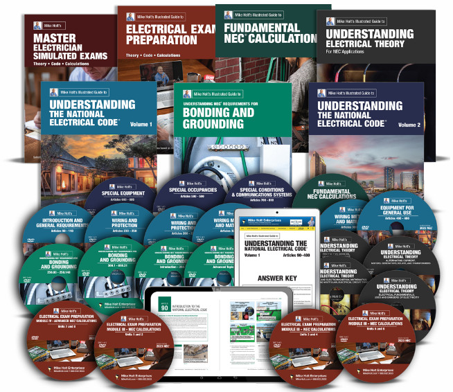 Mike Holt&rsquo;s 2023 Master Comprehensive Exam Prep DVD Library