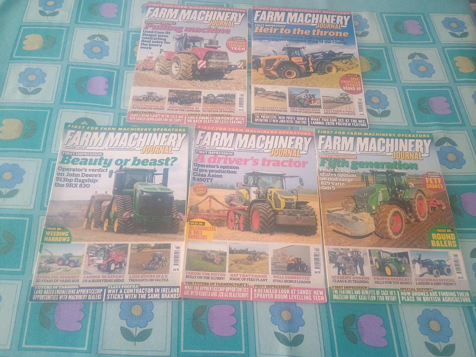 Farm Machinery Journal Bundle January-May 2026